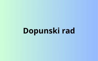 Dopunski rad
