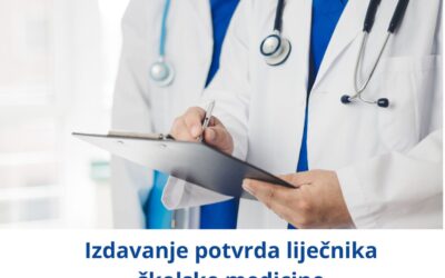 Obavijest za učenike koji upisuju srednju školu